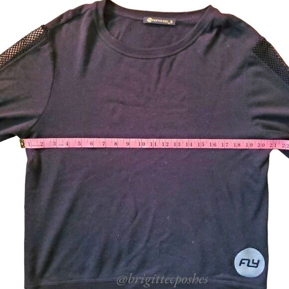 FLYWHEEL Black Meshed Sleeve Sweater - Picture 8 of 12